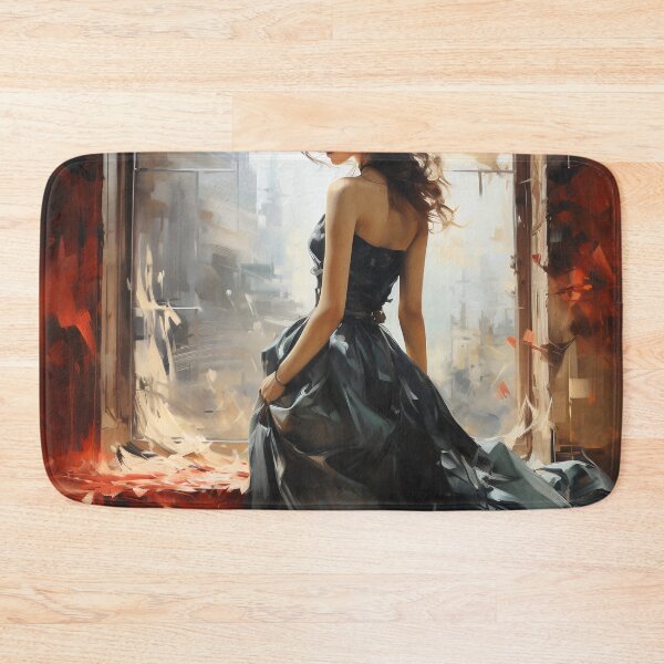 Item preview, Impressionist Enigma: Femme Fatale in Castle Attire designed and sold by oanaunciuleanu.