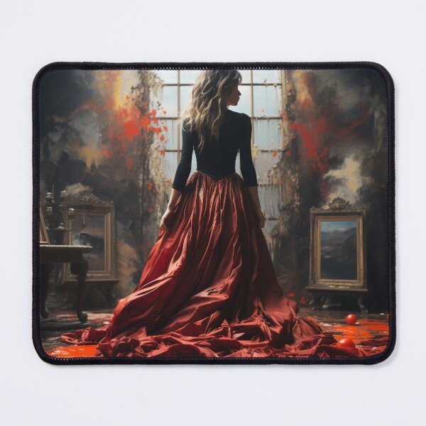 Item preview, Impressionist Enigma: Femme Fatale in Castle Attire designed and sold by oanaunciuleanu.