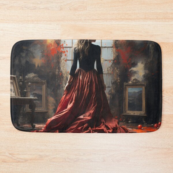 Item preview, Impressionist Enigma: Femme Fatale in Castle Attire designed and sold by oanaunciuleanu.