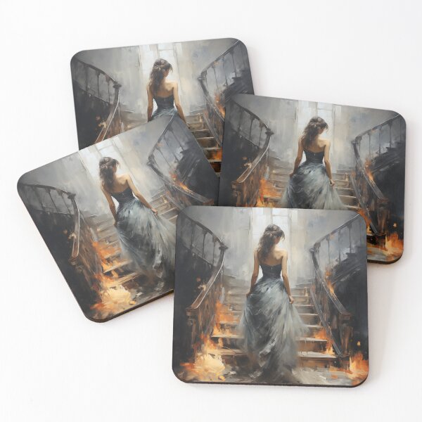 Item preview, Impressionist Enigma: Femme Fatale in Castle Attire designed and sold by oanaunciuleanu.
