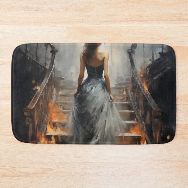 Item preview, Impressionist Enigma: Femme Fatale in Castle Attire designed and sold by oanaunciuleanu.