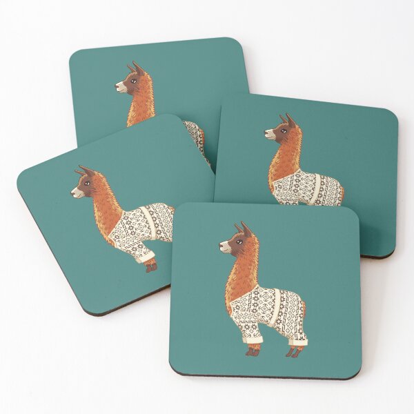 Item preview, Llamas in Piyamas - Calico designed and sold by Hayungs.