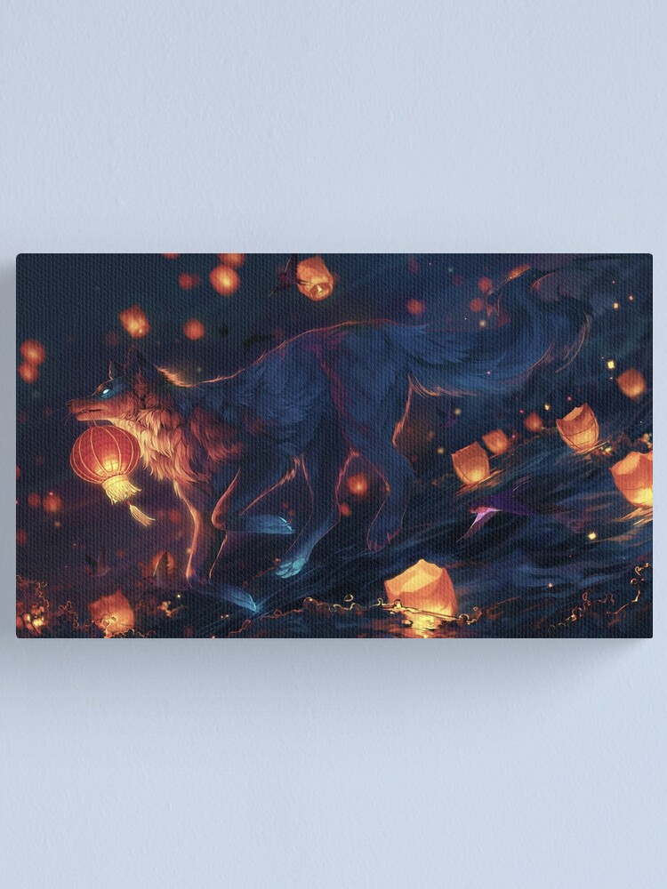 Alternate view of lanterns Canvas Print