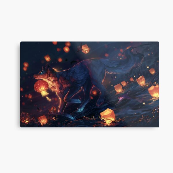 lanterns Metal Print