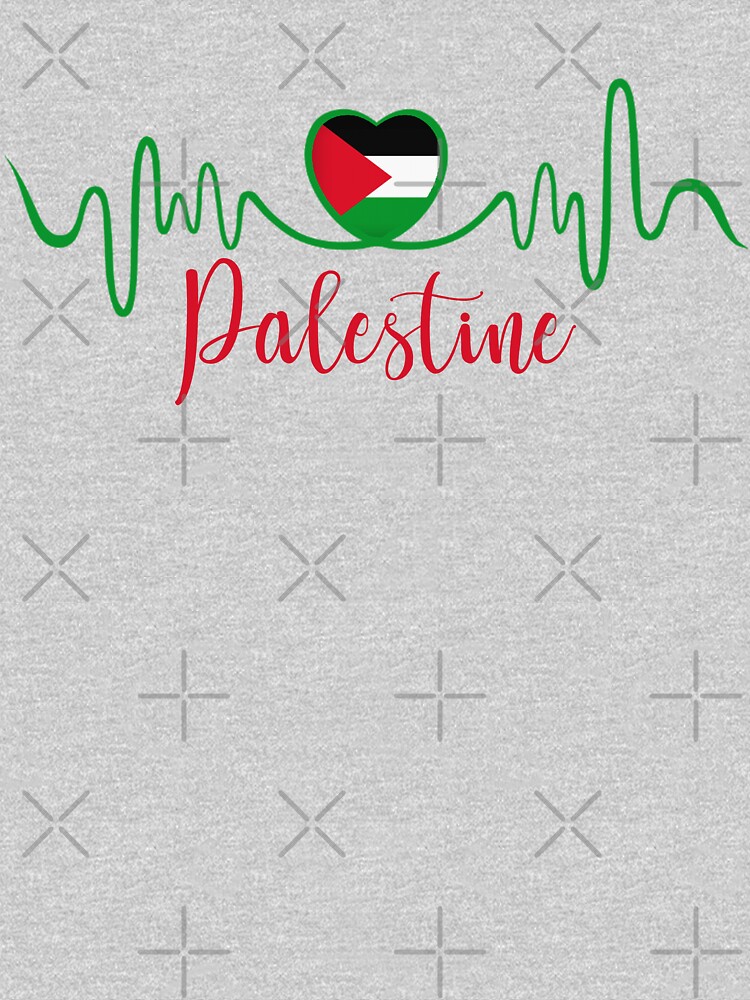 Retro Palestine Flag Heart Fleece Blanket