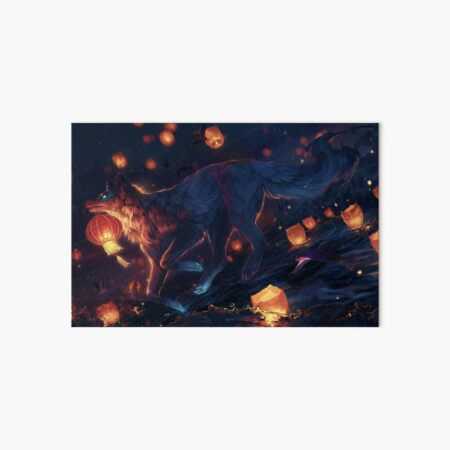 lanterns Art Board Print