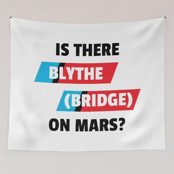 Item preview, Is There Blythe Bridge on Mars? - original gift design designed and sold by StokeTees.