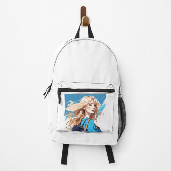 Vista previa del artículo con la obra «Chica rubia moderna del anime», diseñado y vendido por chrismaecanes.