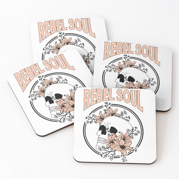 Item preview, Rebel soul skull and flowers  designed and sold by Acim0.