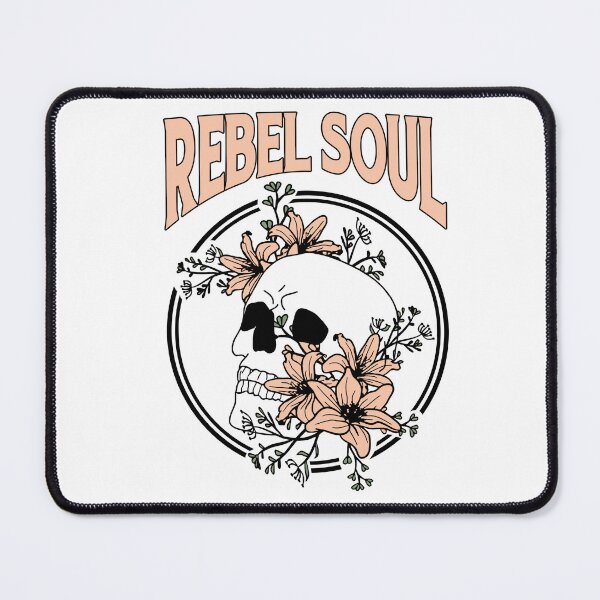 Item preview, Rebel soul skull and flowers  designed and sold by Acim0.
