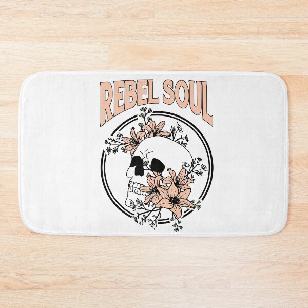 Item preview, Rebel soul skull and flowers  designed and sold by Acim0.