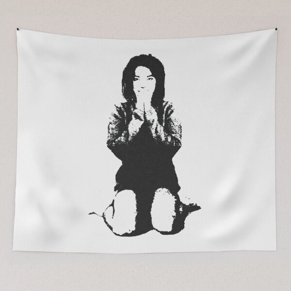 Item preview, Bjork - Vintage Pencil Drawing Style designed and sold by MeltonWrath.