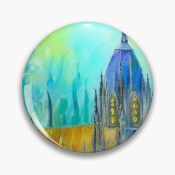 Item preview, Church in morning mist designed and sold by George Hutton Hunter.