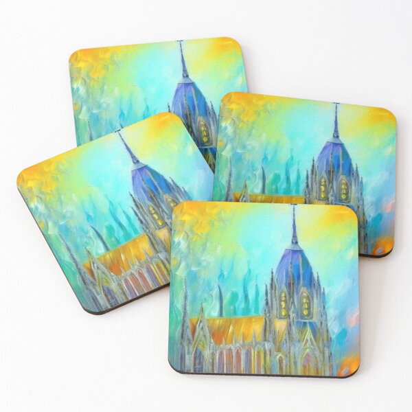Item preview, Church in morning mist designed and sold by George Hutton Hunter.