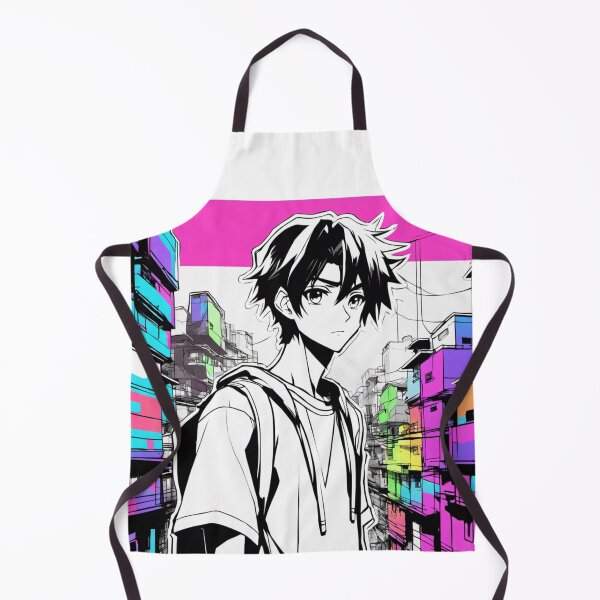 Item preview, Concrete Jungle Anime Boy designed and sold by chrismaecanes.