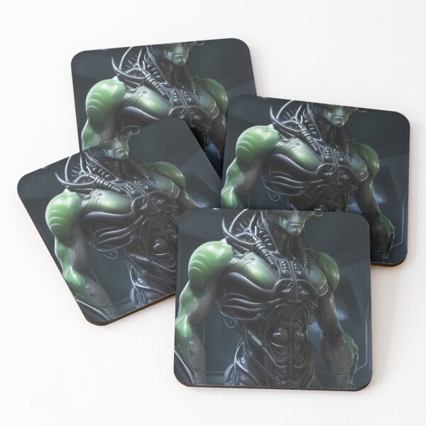 Item preview, Muscular alien warrior designed and sold by Matthew554a.