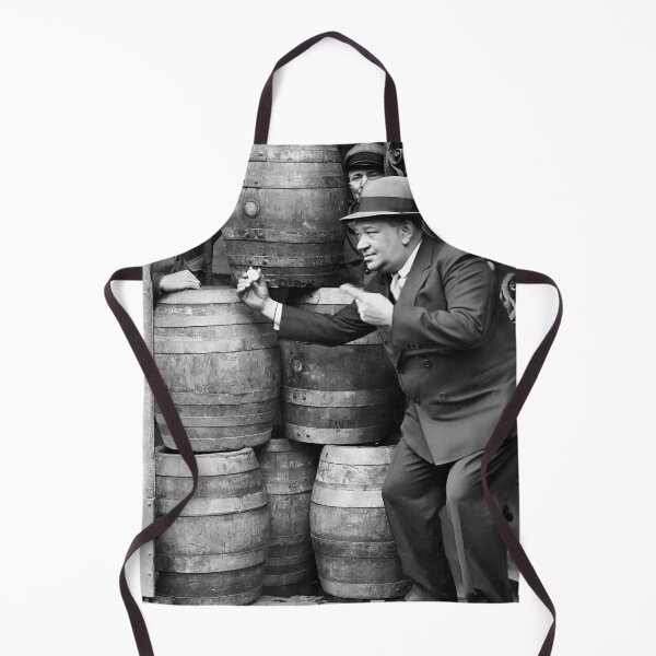 Item preview, Beer Kegs, Prohibition, Black and White Vintage Art designed and sold by modernretro.
