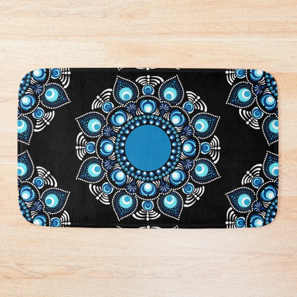 Item preview, Fireworks over the Blue Danube Dot Mandala designed and sold by Triplicate Limited.