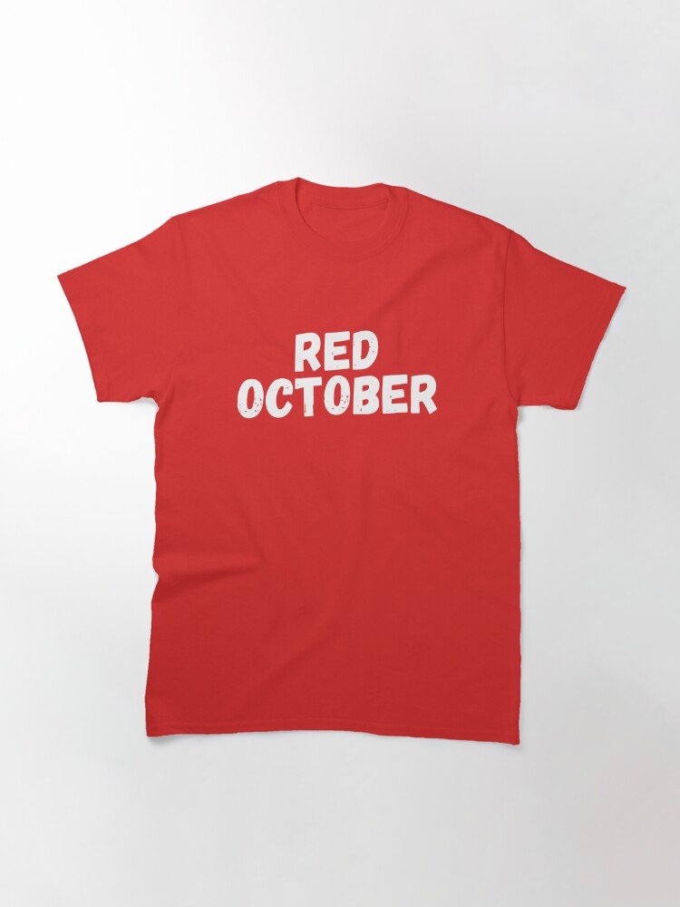 Red October Phillies Shirt, Cool phillies Shirts, Gifts for Phillies Fans -  Happy Place for Music Lovers