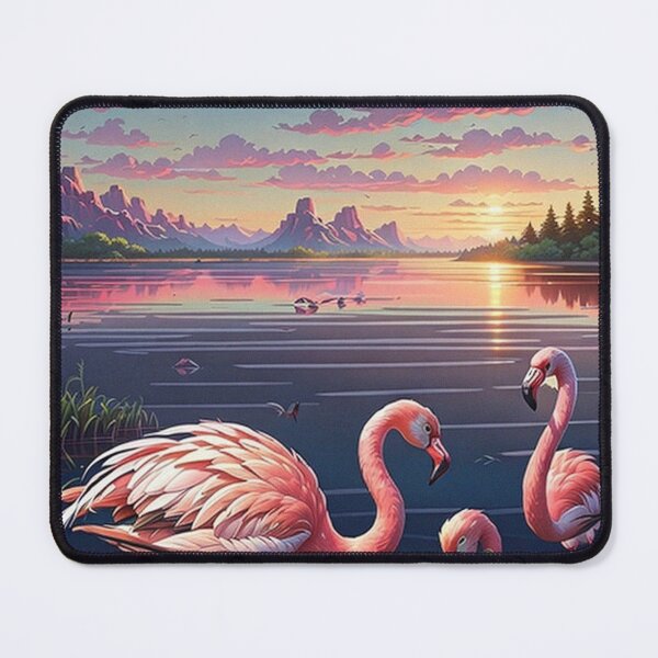 Item preview, Flamingos at sunset designed and sold by George Hutton Hunter.