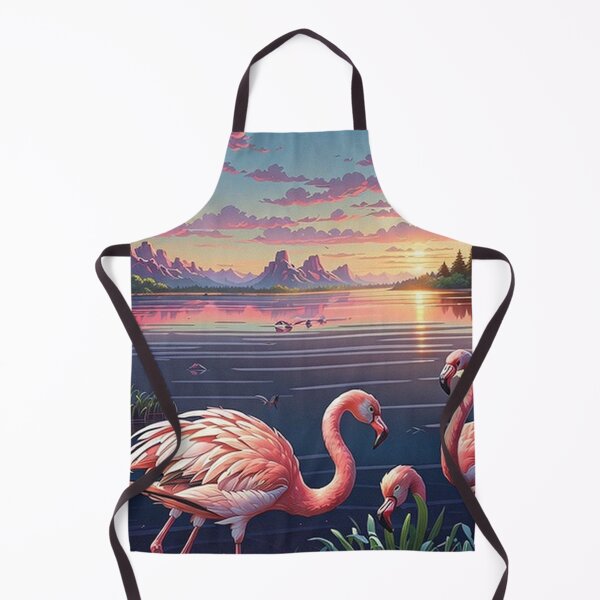 Item preview, Flamingos at sunset designed and sold by George Hutton Hunter.