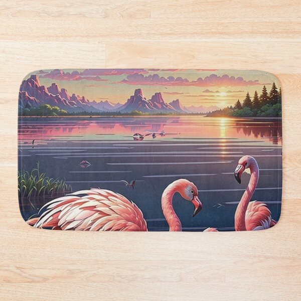 Item preview, Flamingos at sunset designed and sold by George Hutton Hunter.