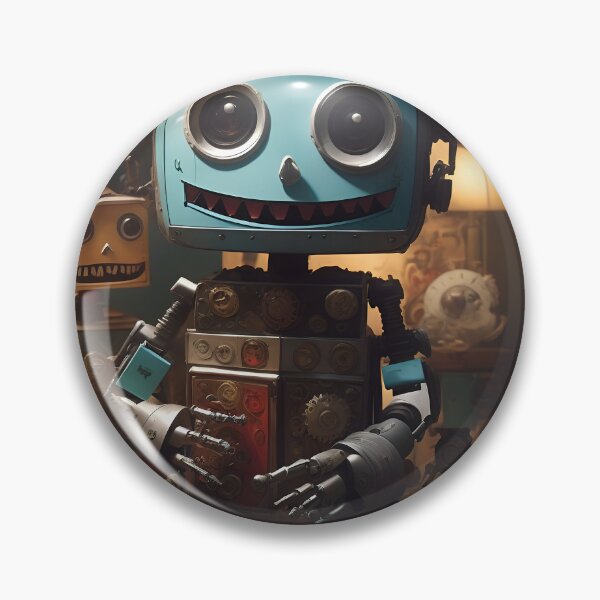 Item preview, Robot Vintage, retro, antique, cyber, futurist, friend, cute, toy designed and sold by Cyber Kids.
