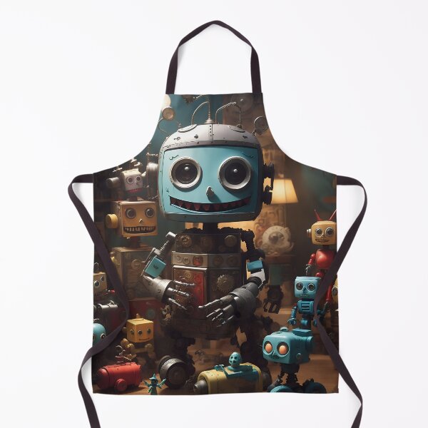 Item preview, Robot Vintage, retro, antique, cyber, futurist, friend, cute, toy designed and sold by Cyber Kids.