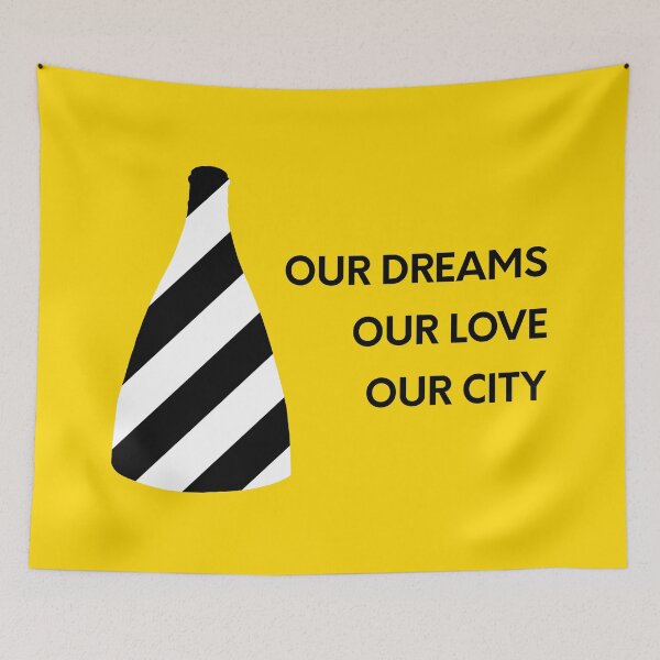 Item preview, Dreams, Love & City Black and White Bottle Kiln original gift design designed and sold by StokeTees.
