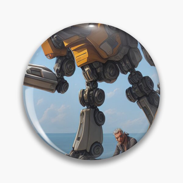 Item preview, Big Robot cyber, futurist, friend, cute, toy, iron, transformers designed and sold by Cyber Kids.