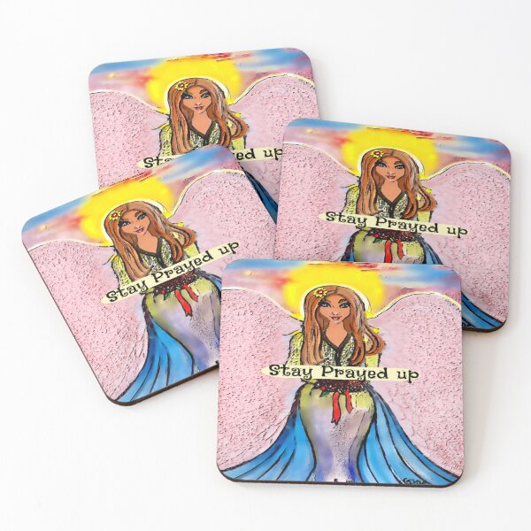 Item preview, Stay Prayed Up Angel Art designed and sold by gleefulme.
