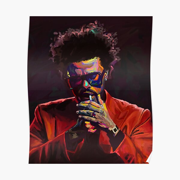 The Weeknd 'Starboy' Red Tux Poster