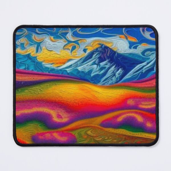 Item preview, Floral meadows beyond mountains designed and sold by George Hutton Hunter.