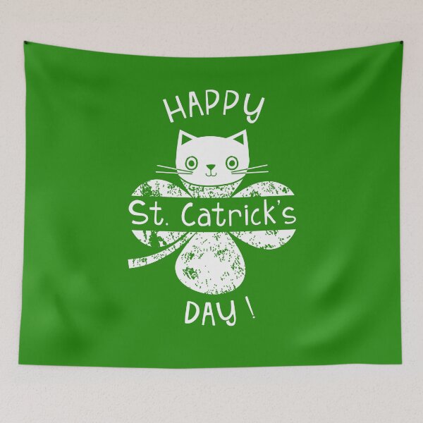 Item preview, Happy St. Catrick's Day - Funny Cat Design for Saint Patrick's Day   designed and sold by Pravokrugulnik.