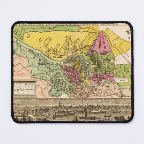 Item preview, 1740 map of Berlin by Homann Heirs designed and sold by Francespoppy.