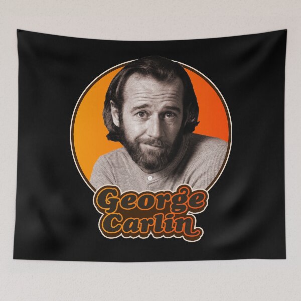 Item preview, Retro George comedian Carlin Tribute designed and sold by FraserRainbows.