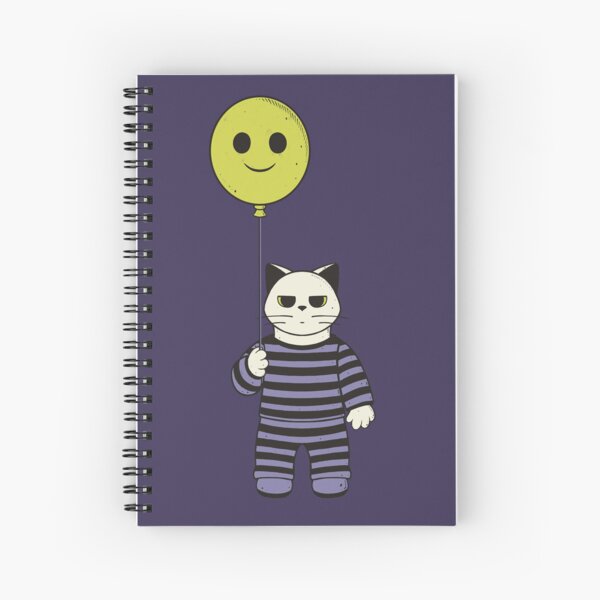 Smiley ballon Spiral Notebook