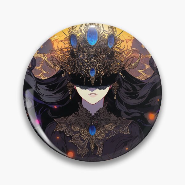 Item preview, Dark Evil Corrupted Soul Queen Anime Girl designed and sold by bubblegoth.