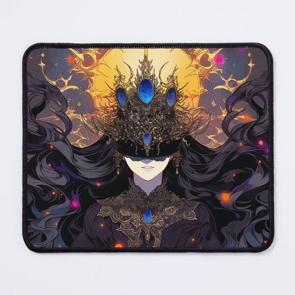 Item preview, Dark Evil Corrupted Soul Queen Anime Girl designed and sold by bubblegoth.