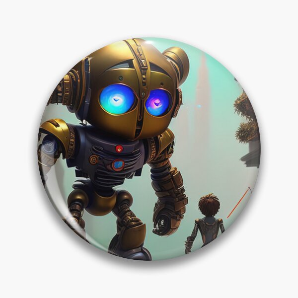 Item preview, Big Robot cyber, futurist, friend, cute, toy, iron, transformers designed and sold by Cyber Kids.