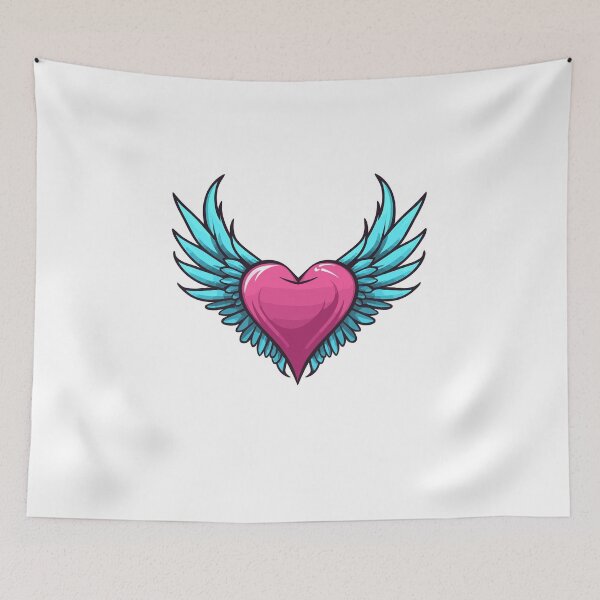 Item preview, Heart with Wings, Flight of Emotion designed and sold by aiartbay.