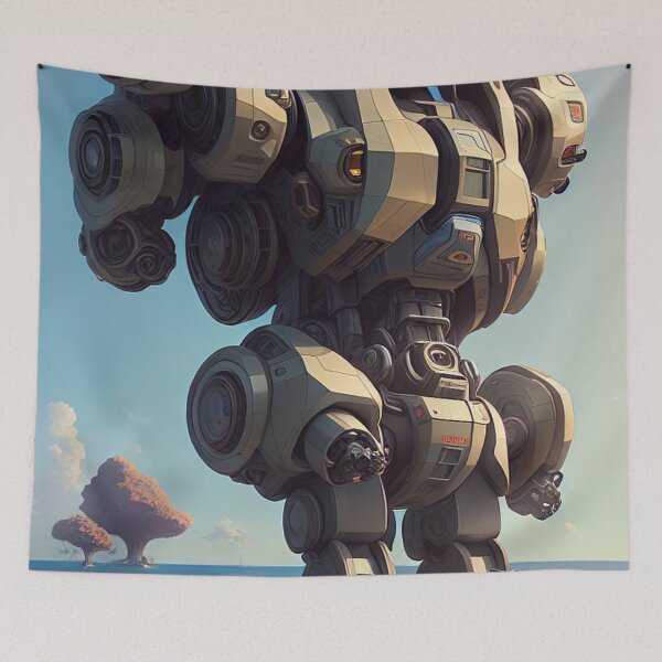 Item preview, Big Robot cyber, futurist, friend, cute, toy, iron, transformers designed and sold by Cyber Kids.
