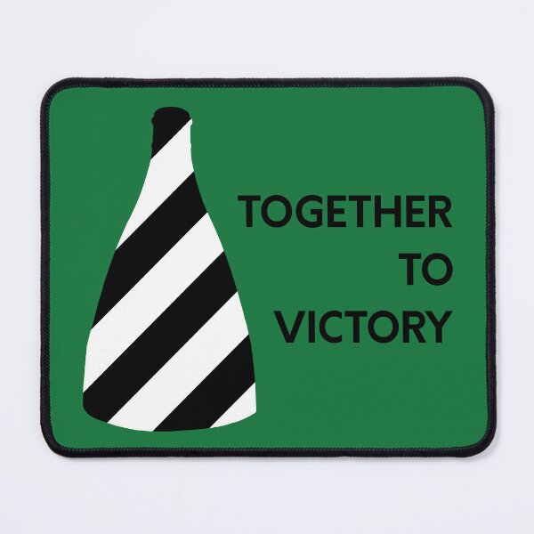 Item preview, "Together to Victory" Black and White Bottle Kiln original gift design designed and sold by StokeTees.