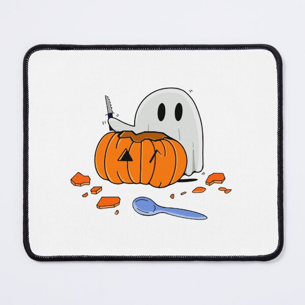 Item preview, Ghost Carving his Pumpkin designed and sold by mad1123.