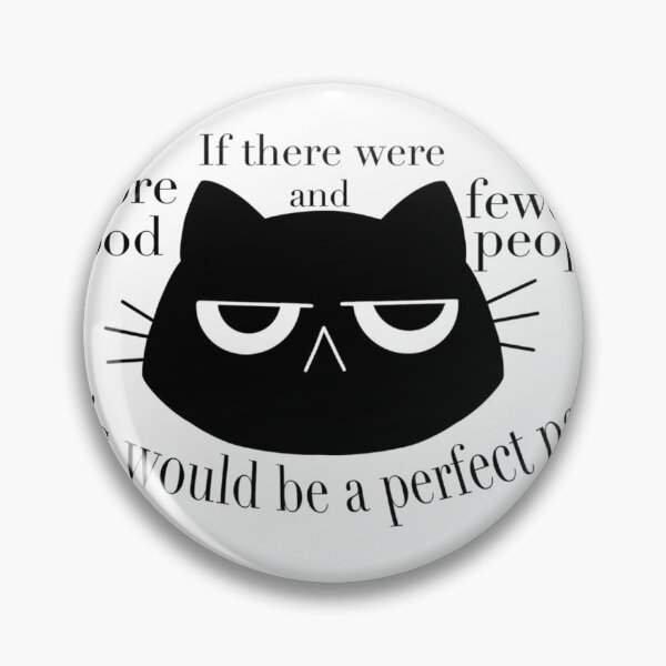 Item preview, antisocial cat designed and sold by Char-ming-ly.