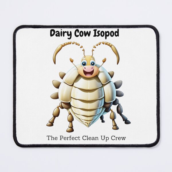 Item preview, Cute Dairy Cow Isopod designed and sold by noomnoi.