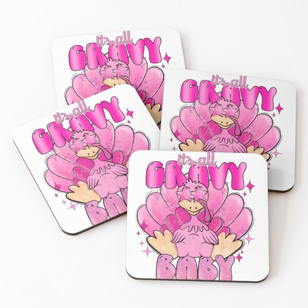 Artikelvorschau, Es ist alles Soße, Baby, rosa Retro-Thanksgiving-Design entworfen und verkauft von TeresalynnCo.