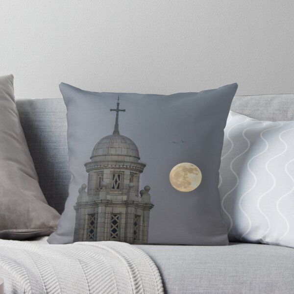Item preview, White Church At Full Moon - Colour designed and sold by Mark Liebenberg.