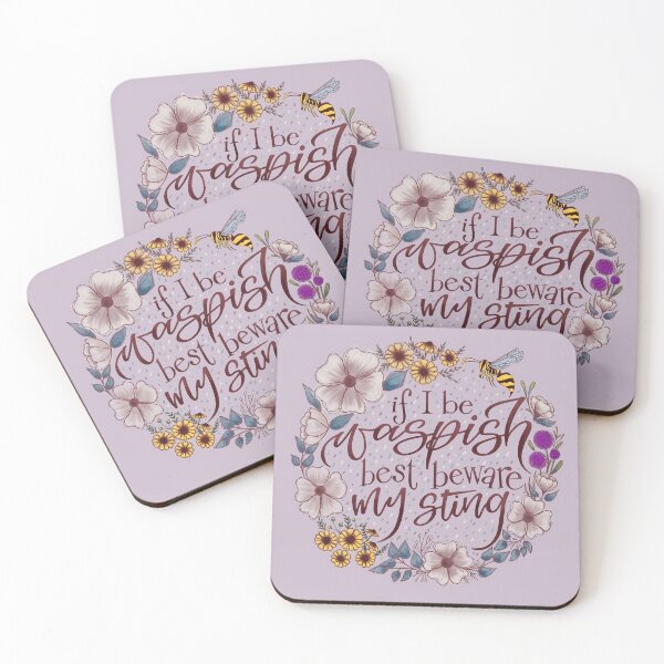 Item preview, If I Be Waspish Best Beware My Sting Shakespeare Quote designed and sold by Thenerdlady.