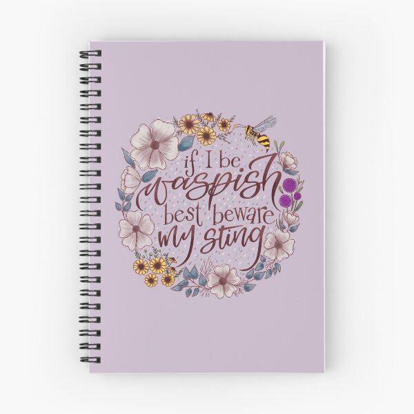 Item preview, If I Be Waspish Best Beware My Sting Shakespeare Quote designed and sold by Thenerdlady.